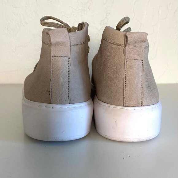 STEVE MADDEN MENS SZ 8 Willis Taupe High‎ Top Sneaker Boot Casual Business main image 3